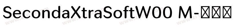 SecondaXtraSoftW00 M字体转换